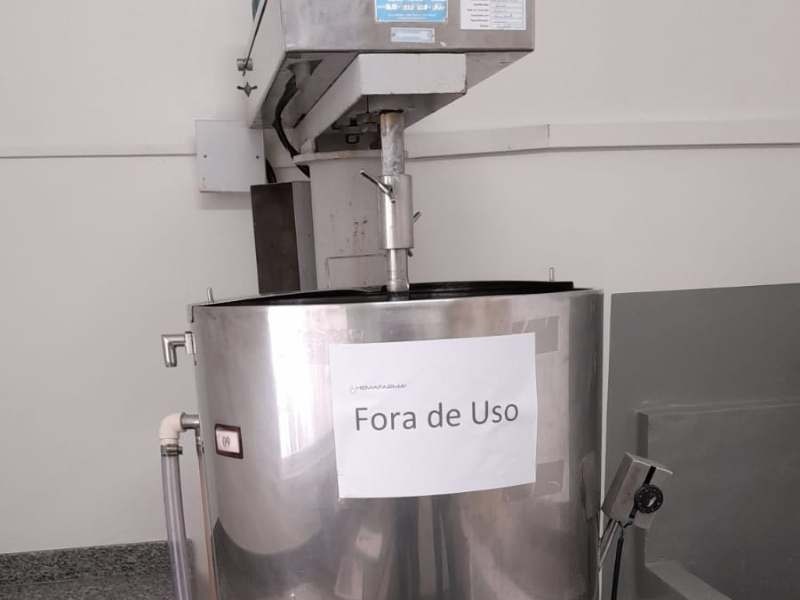 REATOR ENCAMISADO FABRICAÇÃO DE PRODUTOS QUENTES 300L - USINOX