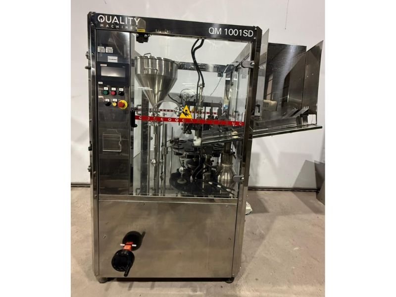 ENVASADORA DE BISNAGA HIBRIDA , PLÁSTICA OU ALUMÍNIO - QULITY MACHINE