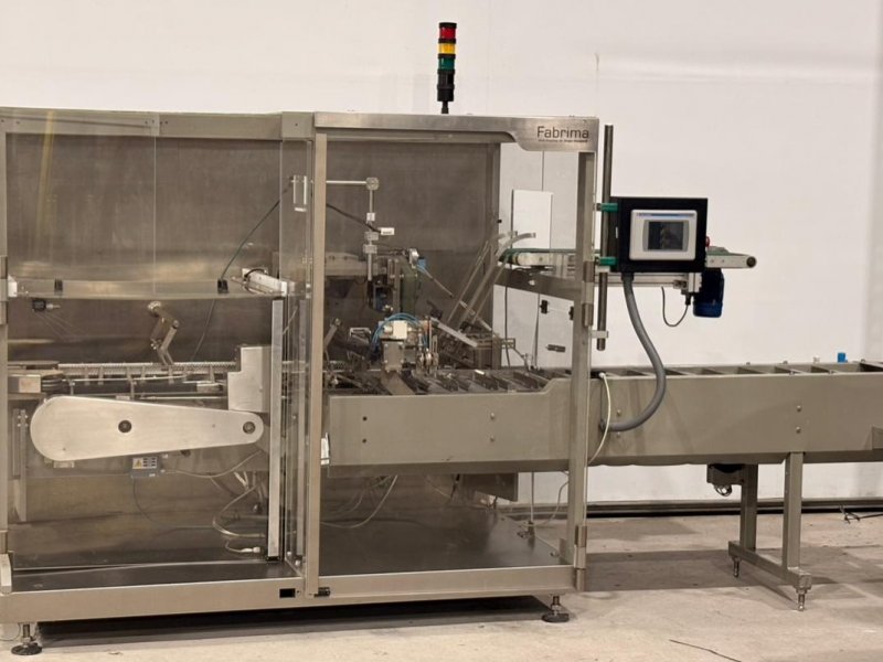 ENCARTUCHADORA CÍCLICA FABRIMA PARA 50 CARTUCHOS POR MINUTO E FECHAMENTO DE CARTUCHO COM 4 ABAS