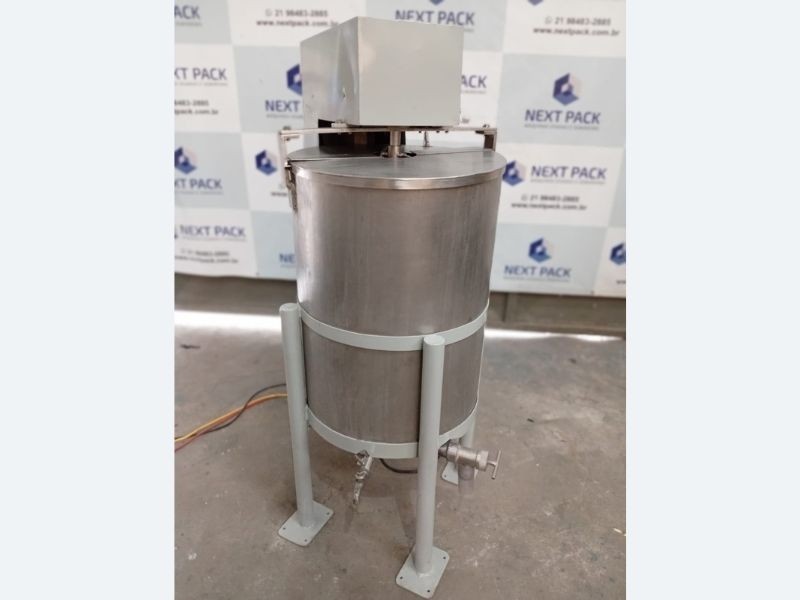 REATOR PARA FABRICAÇÃO DE PRODUTOS VISCOSOS 70L- USINOX